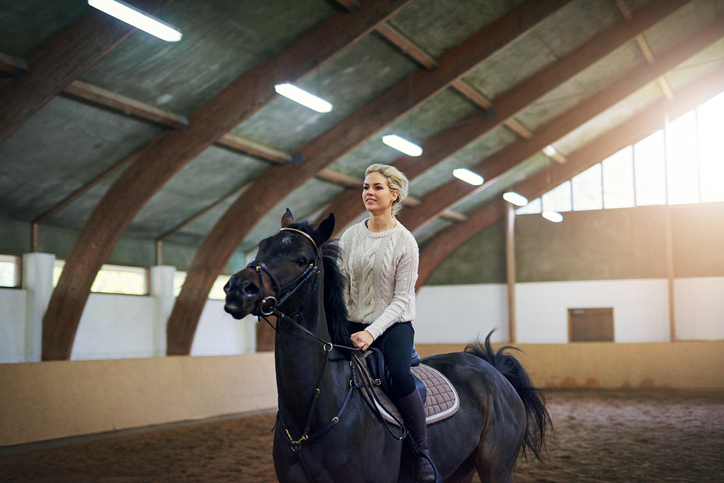 Indoor riding